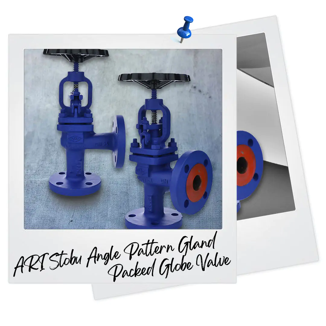 ARI Stobu Angle Pattern Gland packed Globe valve