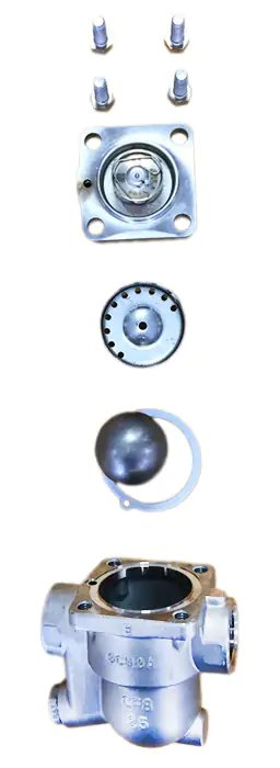 Steam trap sections