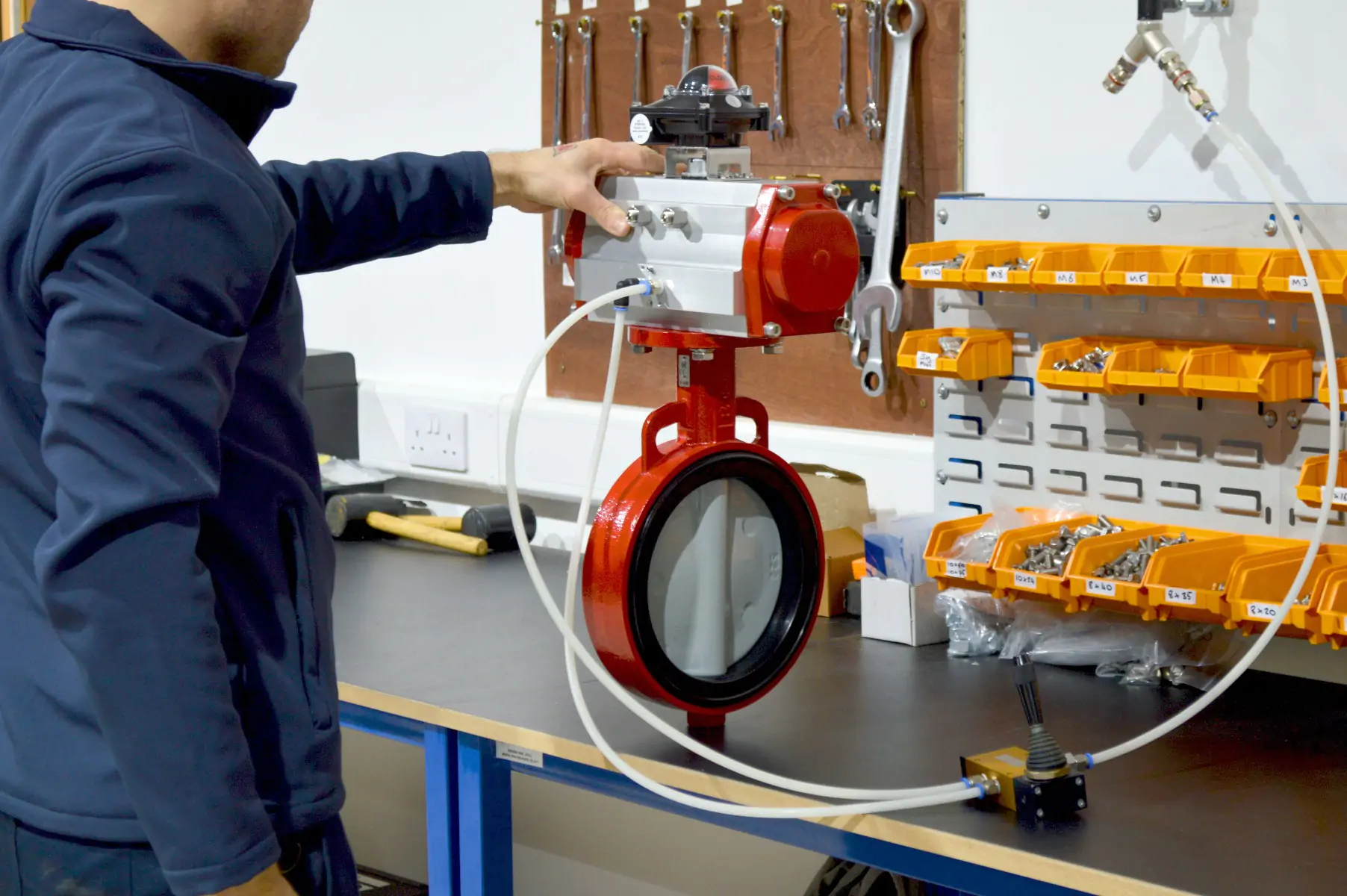 butterfly actuation test