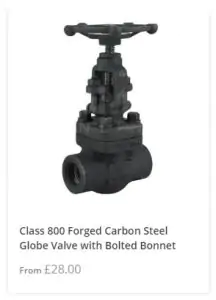 Class 800 Globe Valve