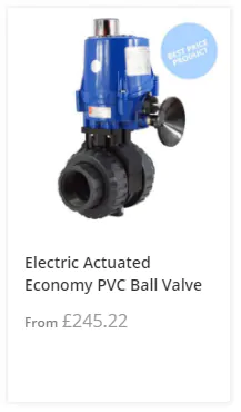Economy Electric PVC Ball Valve
