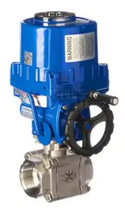 Electric V Sector Ball Control Valve