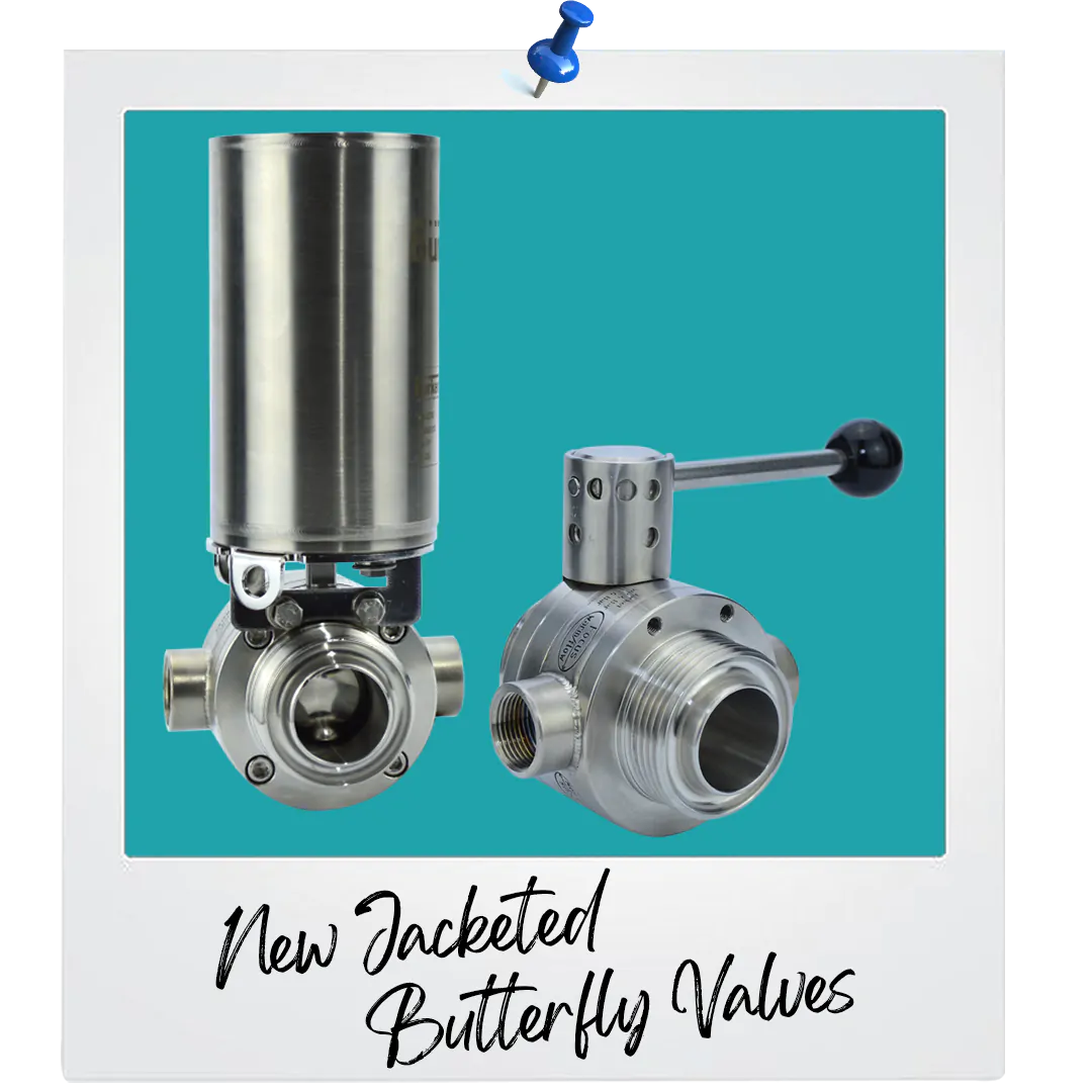 Jacketed butterfly Valves