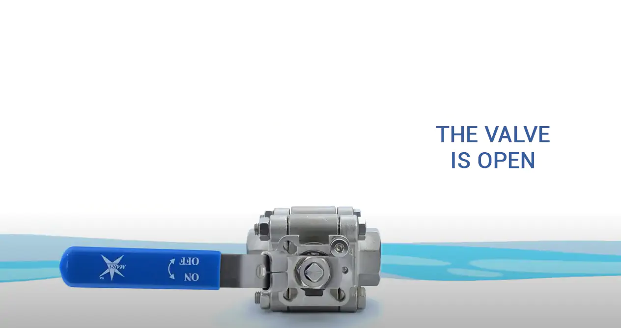 Ball Valves Open