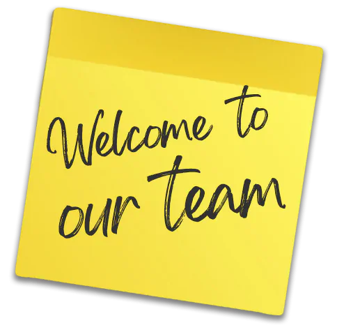 welcome to the team